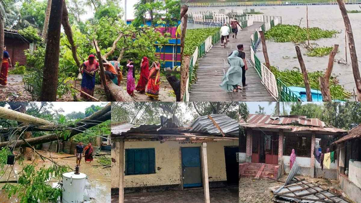 যশোরে কালবৈশাখী ঝড়ে লন্ডভন্ড দুই উপজেলা, নিহত ১, আহত ২০