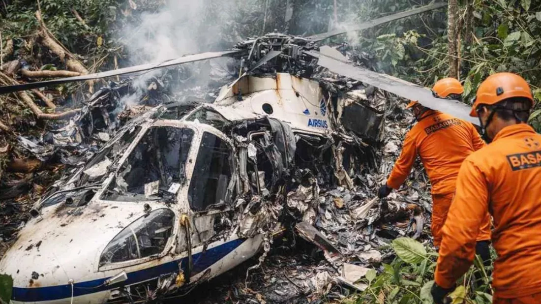 ইন্দোনেশিয়ায় হেলিকপ্টার বিধ্বস্ত, ৮ আরোহী নিহত