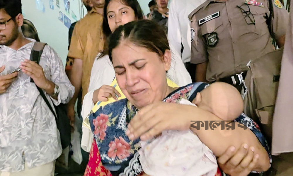 দেড় মাসের সন্তান নিয়ে যুব মহিলা লীগ নেত্রী কারাগারে
