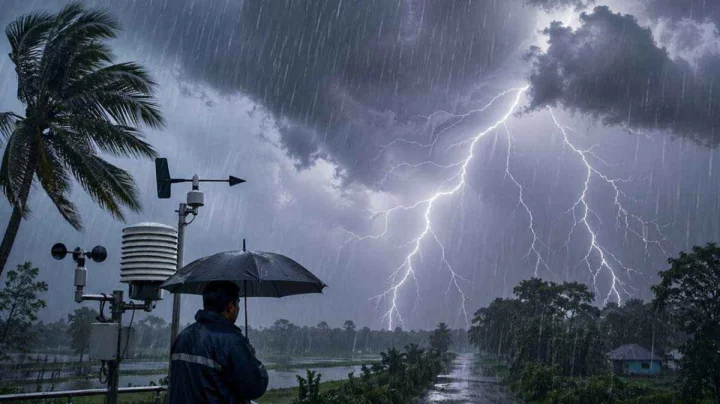 দেশের ১৮ অঞ্চলে ঝড়সহ বজ্রবৃষ্টির শঙ্কা, নদীবন্দরে সতর্ক সংকেত-