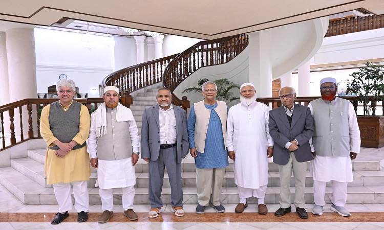 জামায়াতে ইসলামীর প্রতিনিধি দলের সঙ্গে প্রধান উপদেষ্টার কর্মগত বৈঠক