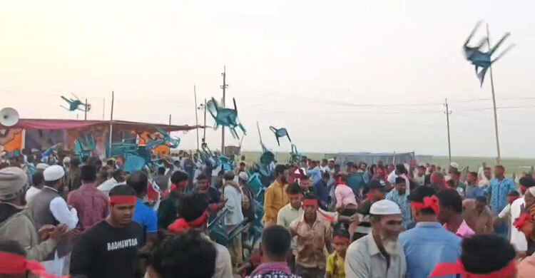 অষ্টগ্রামে বিএনপির জনসভায় আসন নিয়ে সংঘর্ষ, আহত ২০