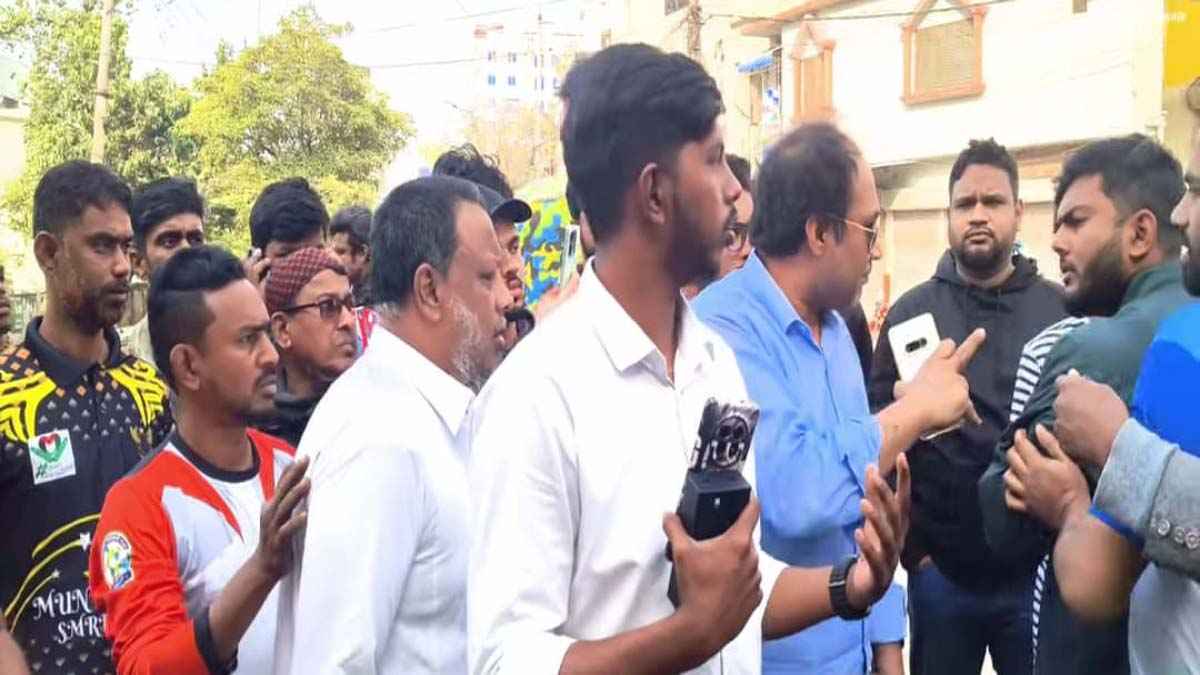 জামায়াতের নির্বাচনি প্রচারণায় ছাত্রদল নেতার বাধা