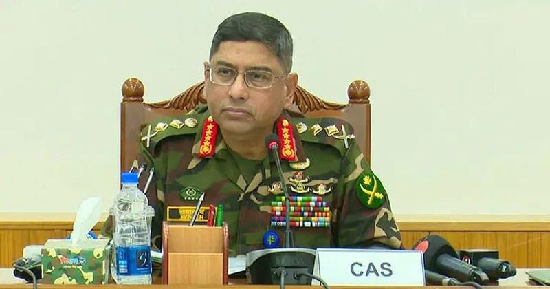আমরা শান্তিপূর্ণ নির্বাচনের দিকে যাচ্ছি: সেনাপ্রধান
