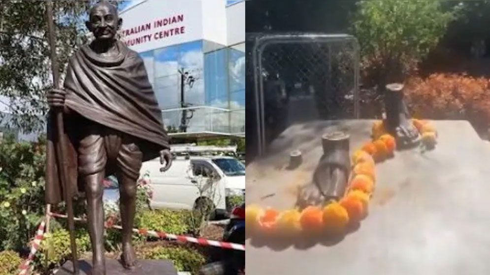 মেলবোর্নে মহাত্মা গান্ধীর ভাস্কর্য চুরি