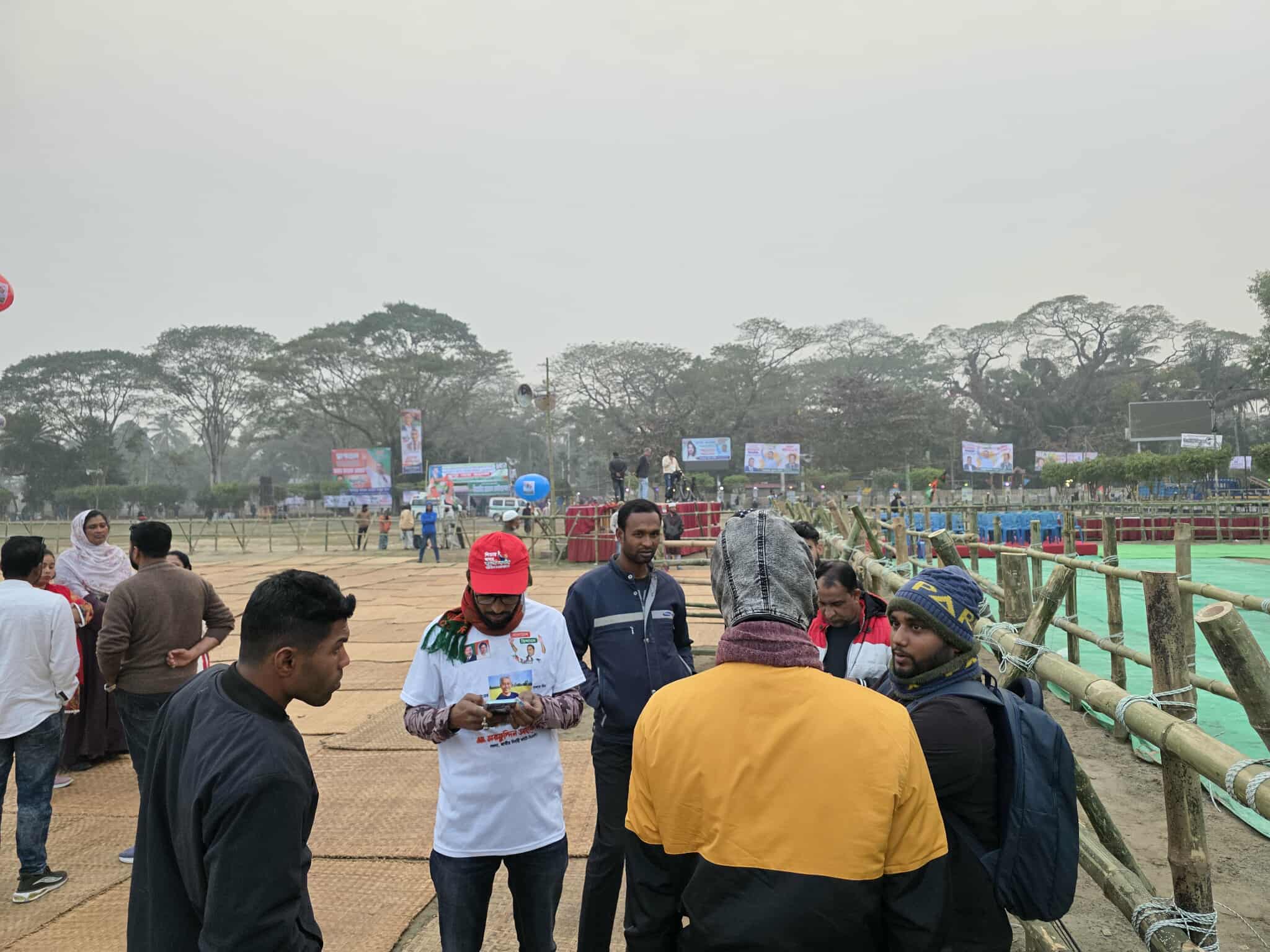 দুই দশক পর বরিশালে তারেক রহমান, জনসভাস্থলে ভোর থেকেই জনস্রোত