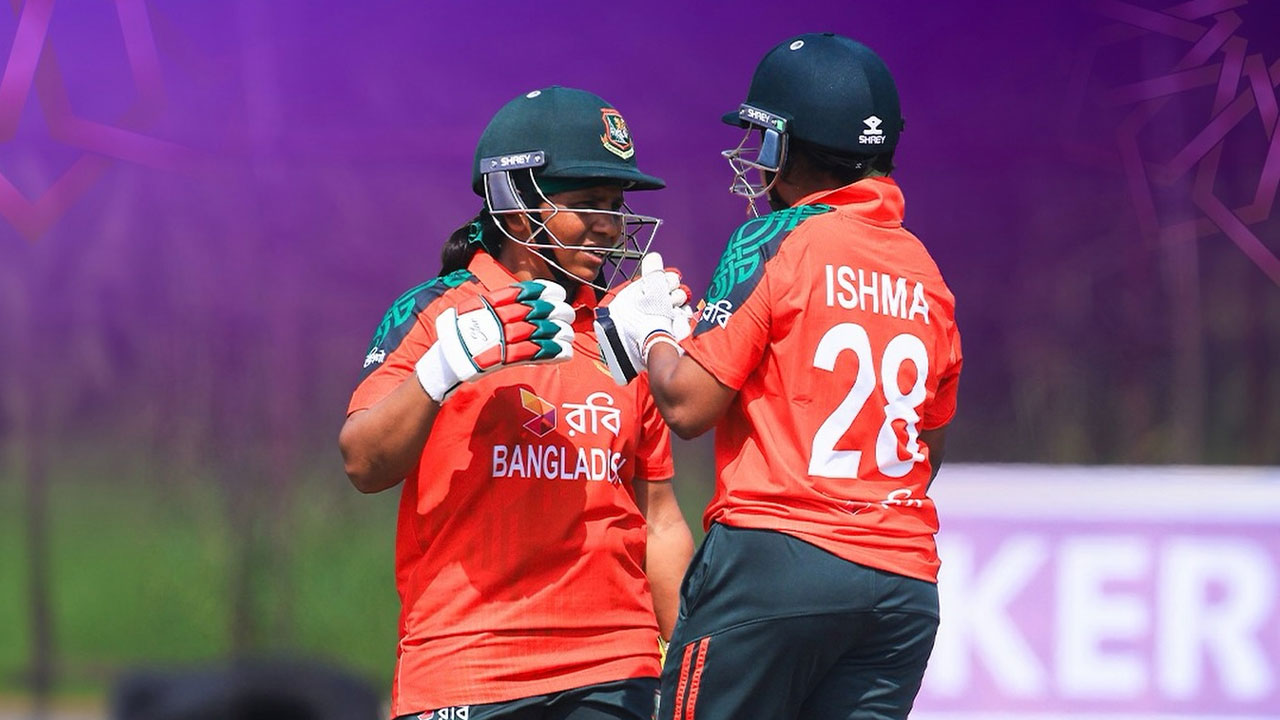 লঙ্কানদের হারিয়ে আসর শুরু বাংলাদেশ নারী ক্রিকেট দলের