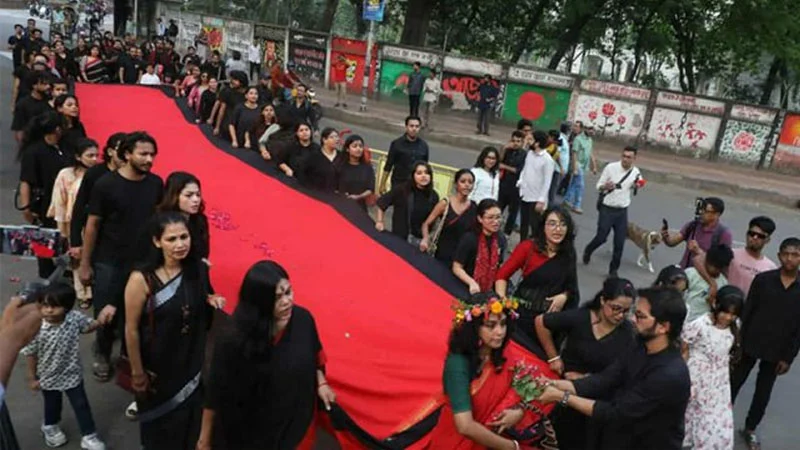 কালরাত্রি স্মরণে প্রাচ্যনাটের ‘লালযাত্রা’