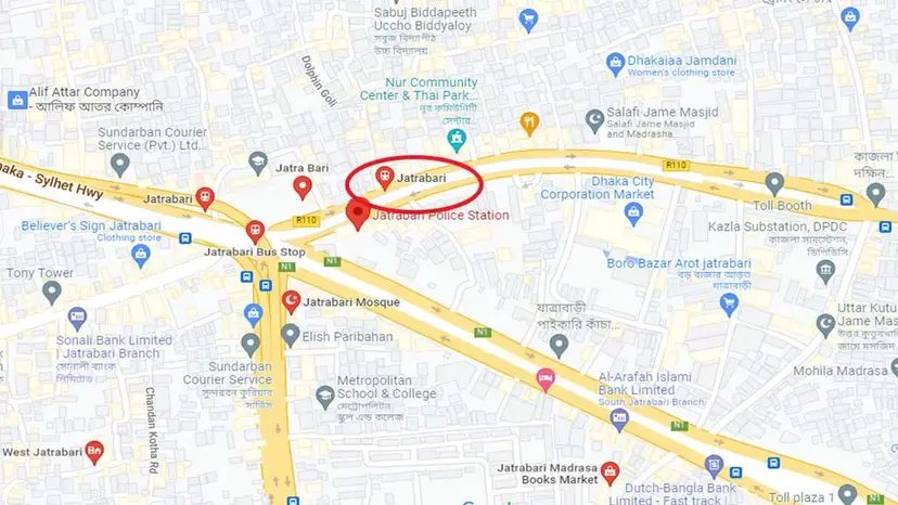 যাত্রাবাড়ীতে সড়ক দুর্ঘটনায় প্রাণ গেল যুবকের