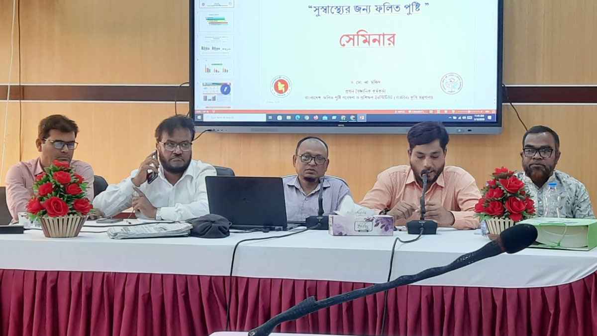 গণমাধ্যমই পারে পুষ্টি সচেতনতা ঘরে ঘরে পৌঁছে দিতে: গণপতি রায়