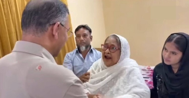 প্রবীণ নেত্রী খালেদা রাব্বানীকে দেখতে বাসায় গেলেন প্রধানমন্ত্রী