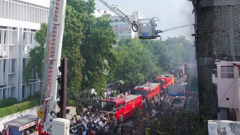 ভারতে কোচিং সেন্টারে ভয়াবহ আগুন, নিহত ১৫