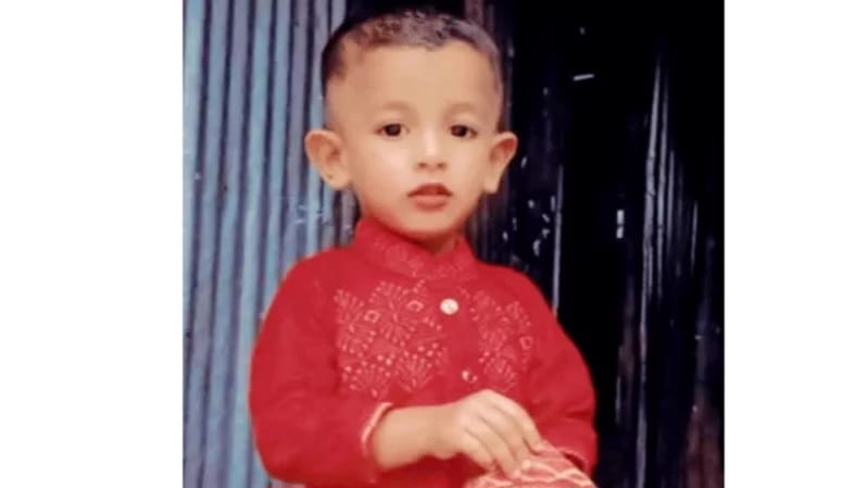 নিখোঁজের একদিন পর ধলাই নদীতে মিলল শিশুর মরদেহ