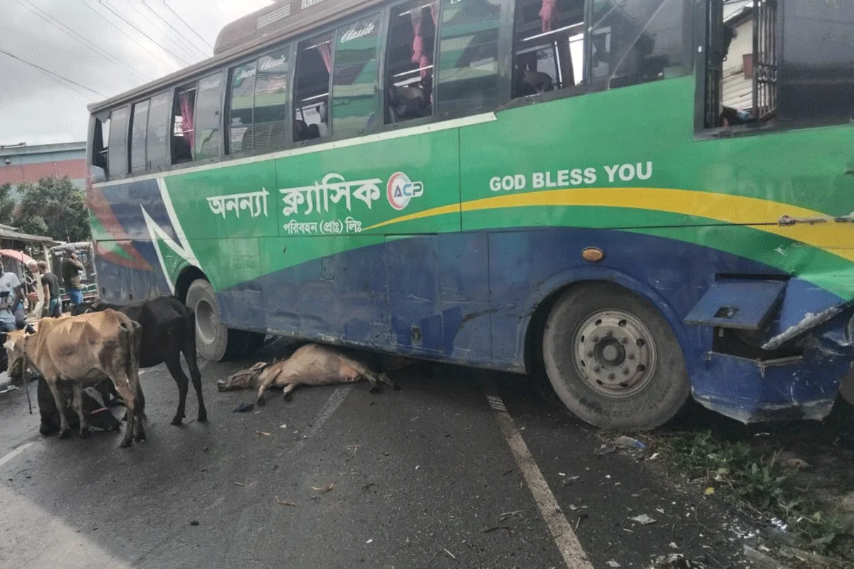 পাকুন্দিয়ায় বাসের সঙ্গে পিকআপের সংঘর্ষে তিনজন নিহত