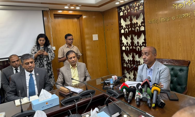 দেশে আইনের শাসন ও ন্যায়বিচার প্রতিষ্ঠাই সরকারের লক্ষ্য: আইনমন্ত্রী