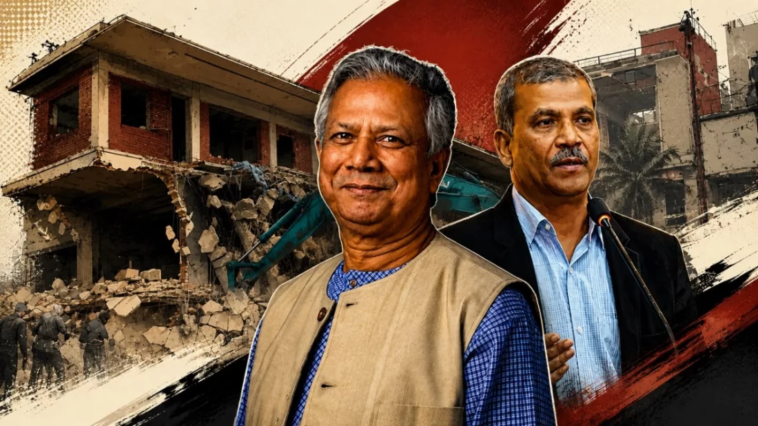 ধানমন্ডি ৩২-এ ভাঙচুর-অগ্নিসংযোগ: ড.ইউনূস-আসিফ নজরুলসহ ২৭ জনের বিরুদ্ধে মামলার আবেদন
