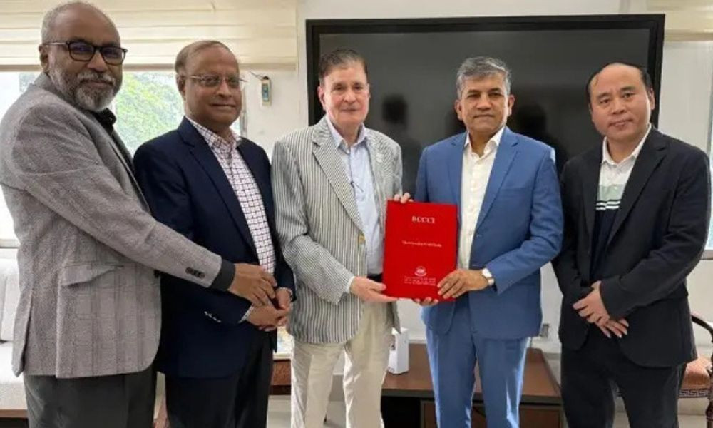 চীনে বাংলাদেশি পণ্যের প্রচার বাড়াতে স্থায়ী প্রদর্শনী কেন্দ্র নির্মাণ ও যৌথ বাণিজ্যের আহ্বান বিজিসিসিআইয়ের