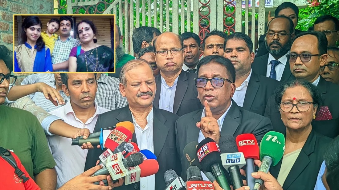 রংপুরে ৪ খুন: গণপতির শোবার ঘর পরিদর্শনের অনুমতি পাননি আইনজীবীরা