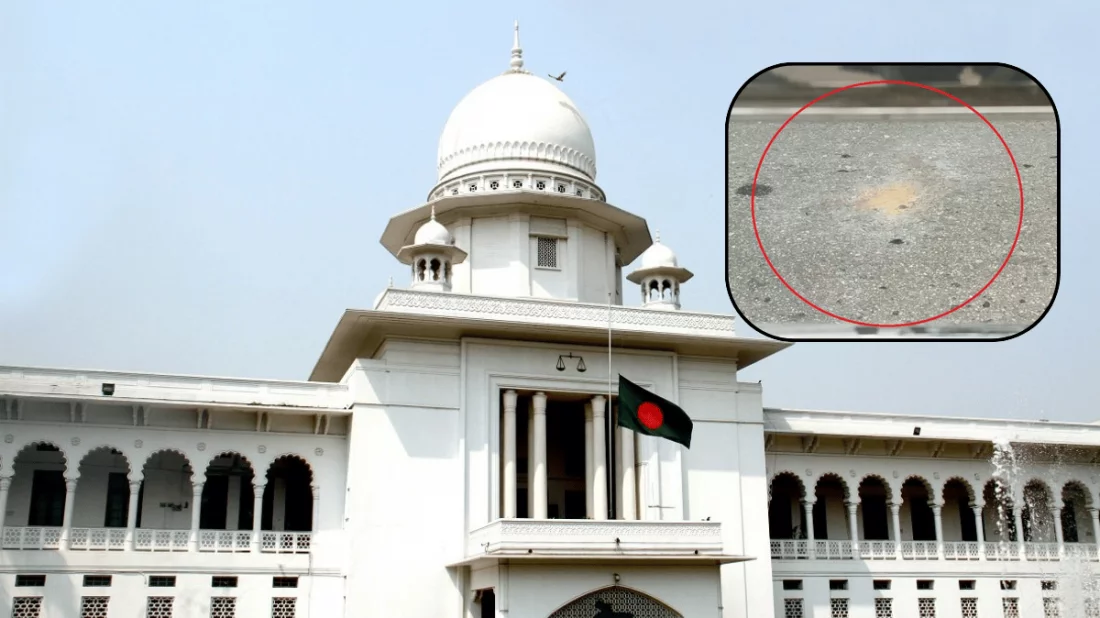 হাইকোর্টের প্রধান ফটকের সামনে ককটেল বিস্ফোরণ