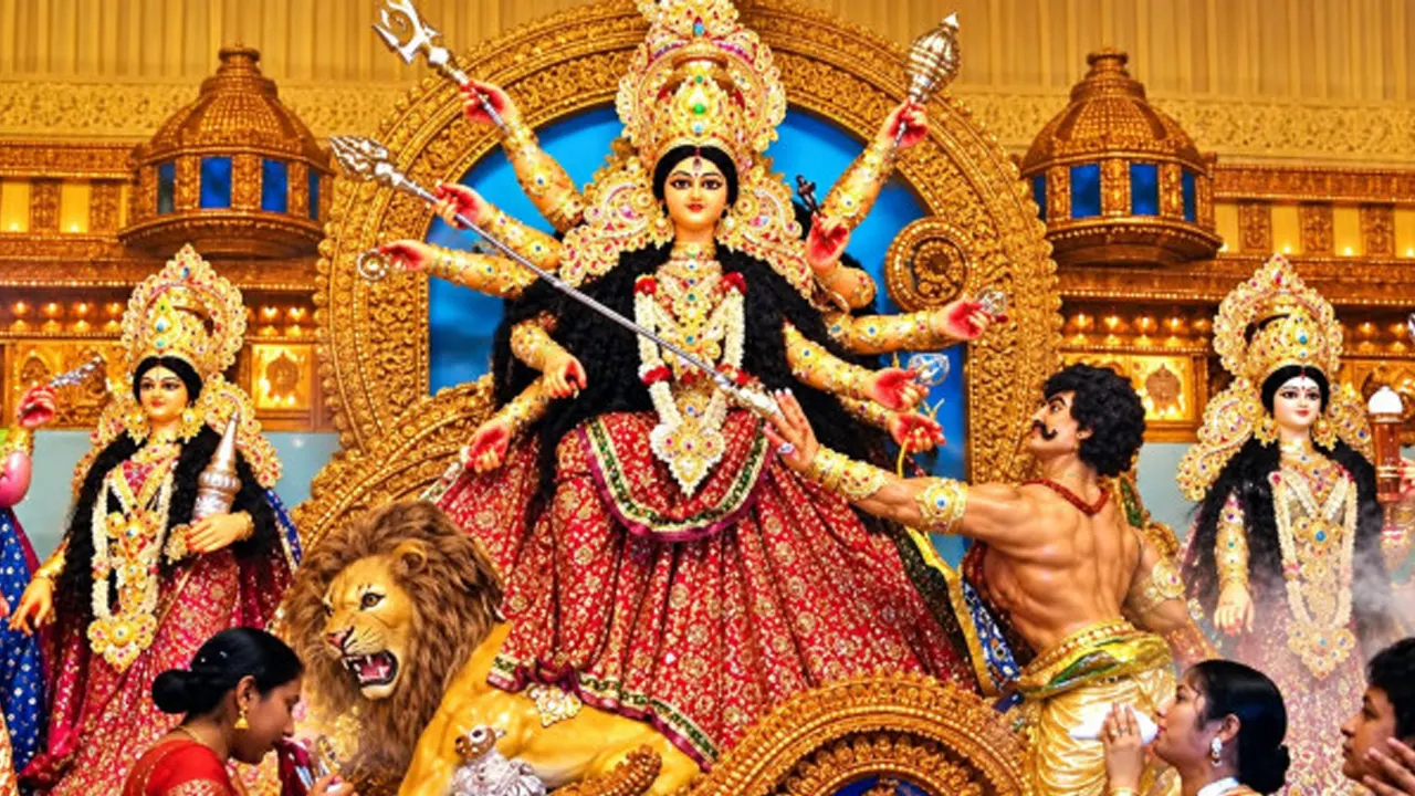 আজ বিজয়া দশমী, প্রতিমা বিসর্জনে শেষ হচ্ছে দুর্গোৎসব