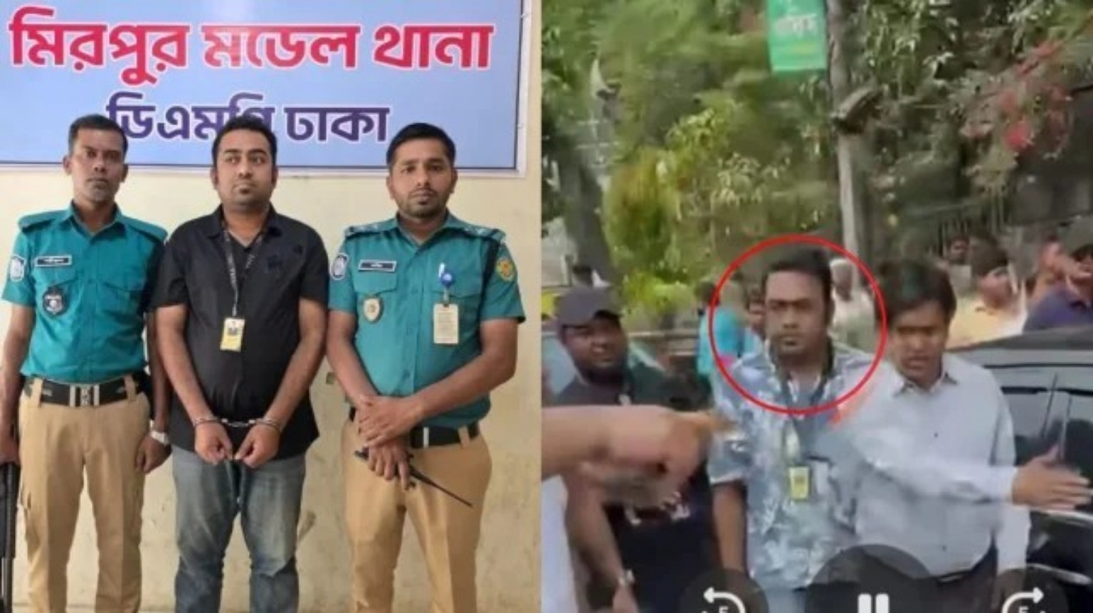 ফুটপাত পরিদর্শনে প্রধানমন্ত্রীকে অনুসরণ, ছাত্রলীগ নেতা আটক